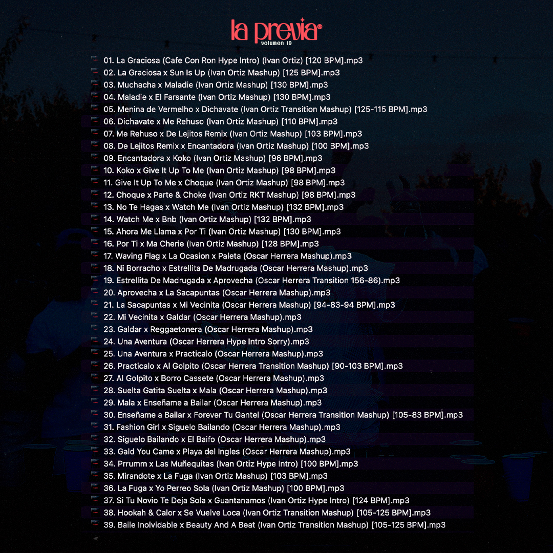 Tracklist